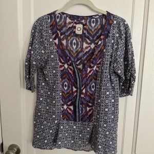 Anthropologie Medium Three Quarter length Shirt